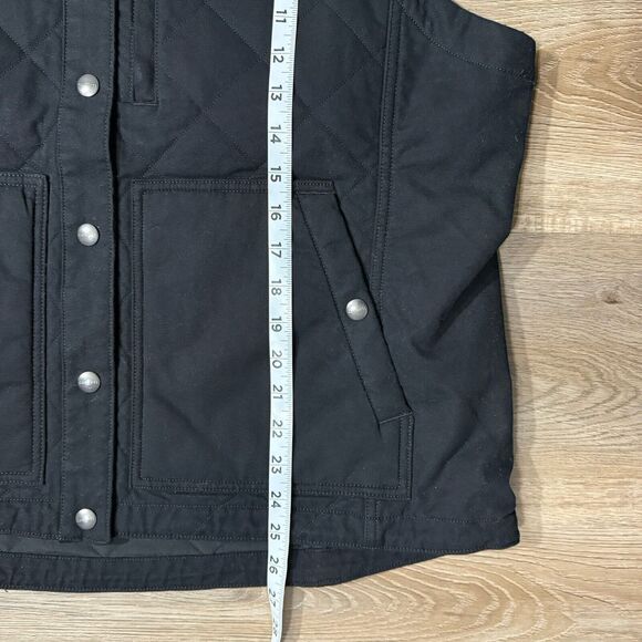 Carhartt Rugged Flex Quilted Relaxed Fit Womens X-Large Black Buttoned Vest New - Picture 3 of 6